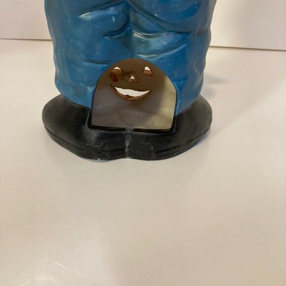 Vintage 90s Frankenstein Halloween Figurine Candle Light Ceramic Decoration - Picture 8 of 11